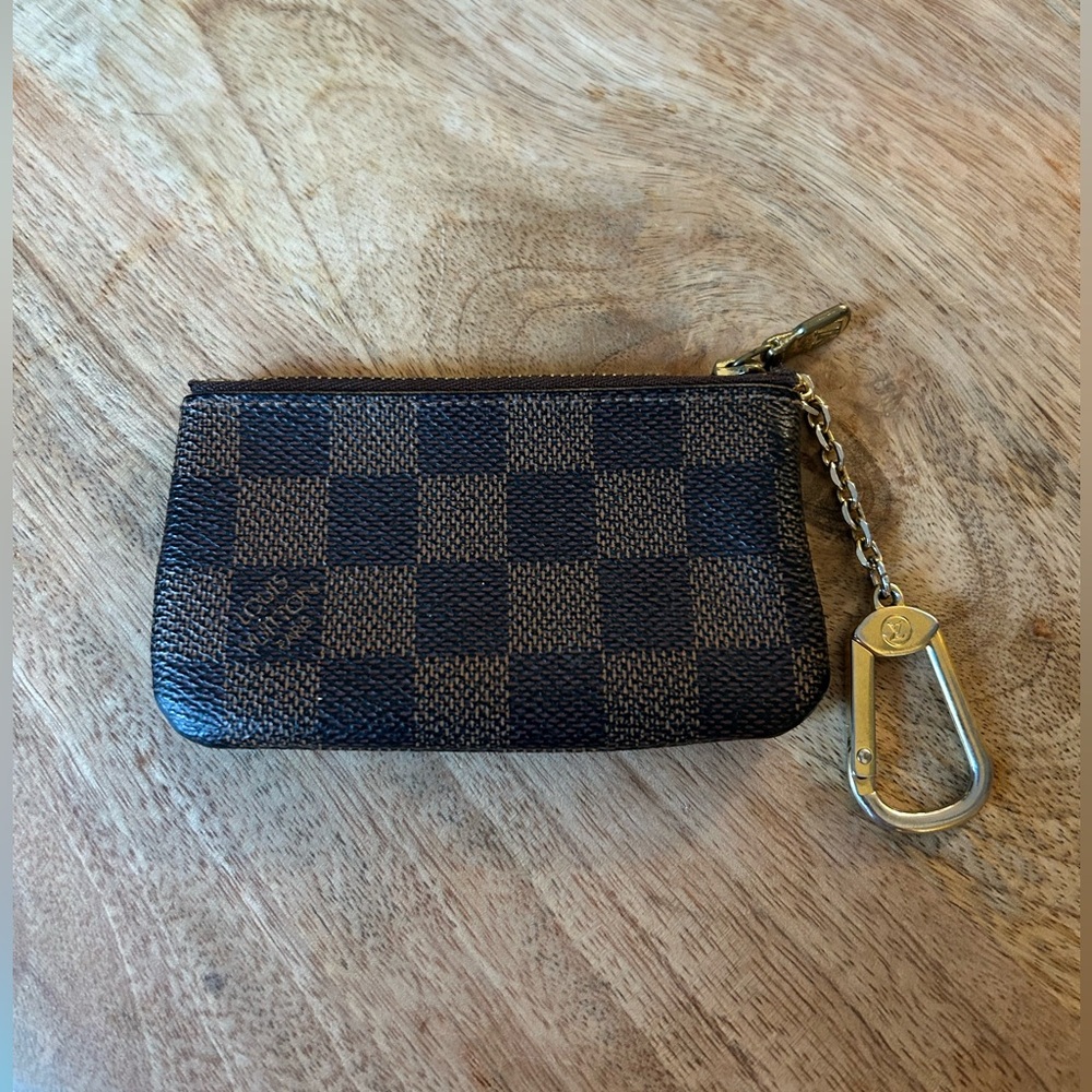 Louis Vuitton Damier Ebene Key Pouch in Brown - Picture 2 of 5
